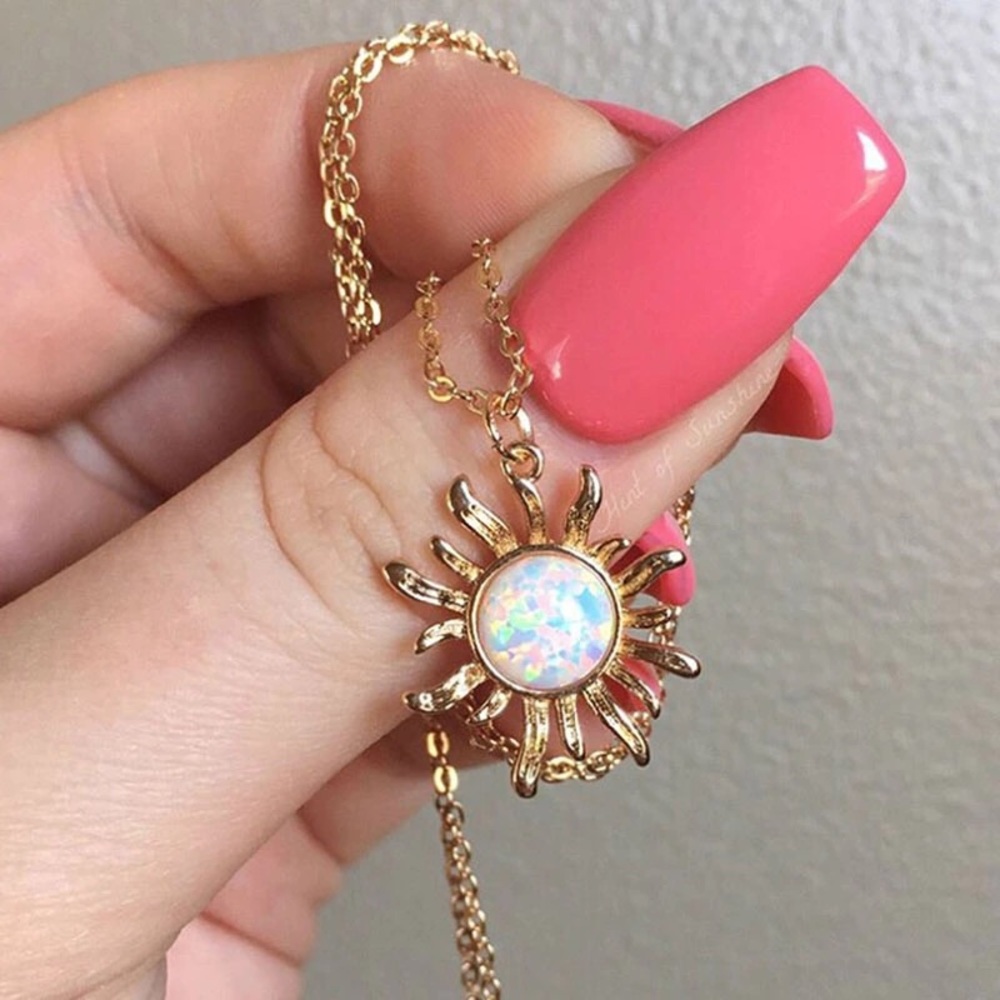 🛍NEW⚡️ Sparkling Sun necklace